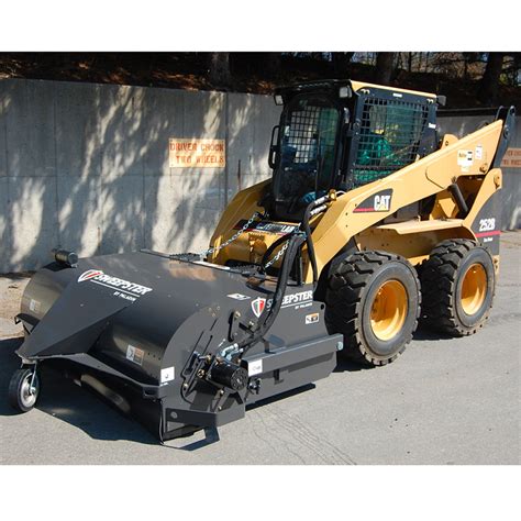 sweepster skid steer sweepers|skid loader sweeper attachment.